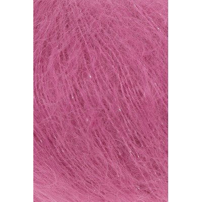 Lang Yarns Mohair Luxe Lame 797.0066 Silver - Pink