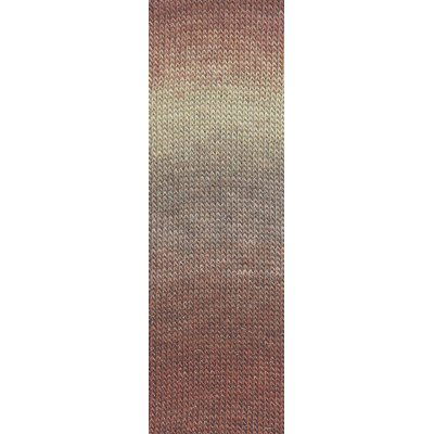 Lang Yarns Mille Colori Socks & Lace Luxe 859.0210 Beige/Brown/Cognac