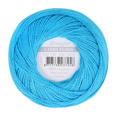 Scheepjes Candy Floss 146 Vivid Blue