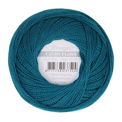 Scheepjes Candy Floss 401 Dark Teal