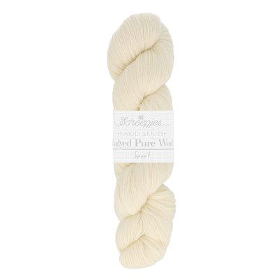 Scheepjes Nakid S. Undyed Pure Wool Soprt 002 - 100 gram