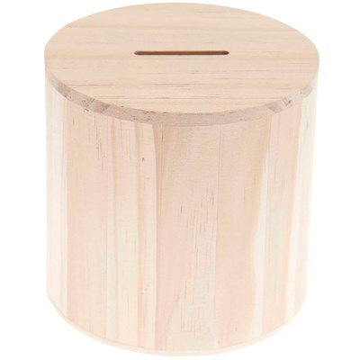 MDF spaarpot rond 100 a 100 mm