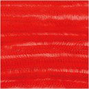 Chenille 9 mm - 50 cm rood (10 stuks)