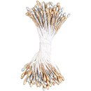 Meeldraden goud en zilver 6 cm (100 stuks)