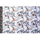 Katoen bosdieren hert en uil (50 cm)