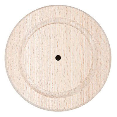 Wiel hout 90 mm a 16 mm blank 2 stuks 