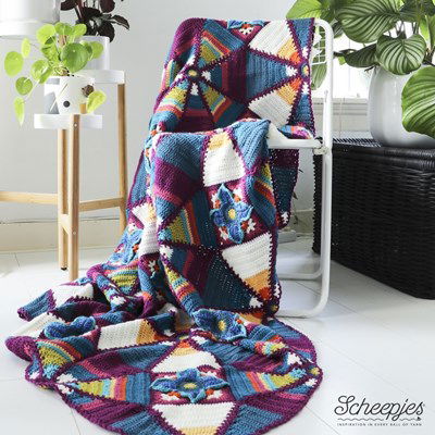 Scheepjes Royal Garden Blanket - Colour Crafter 