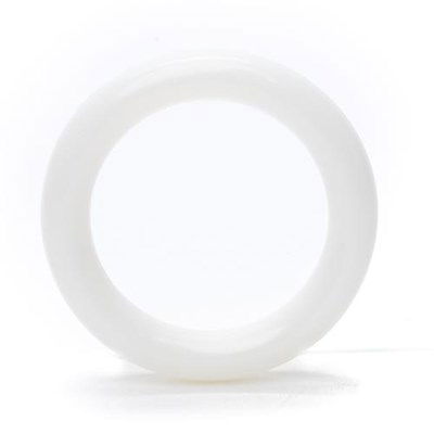 Ring plastic 25 mm - 009 wit 5 stuks 