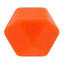 kraal hout hexagon 17 mm 693 oranje (5 kralen)