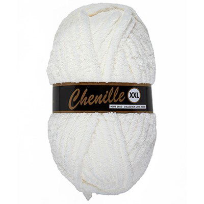 Lammy Yarns - Chenille XXL 016 wit