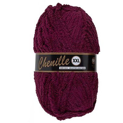 Lammy Yarns - Chenille XXL 787 bordeaux rood