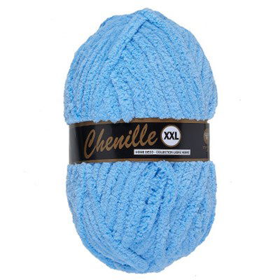 Lammy Yarns - Chenille XXL 040 baby blauw