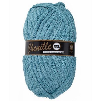 Lammy Yarns - Chenille XXL 457 aqua blauw