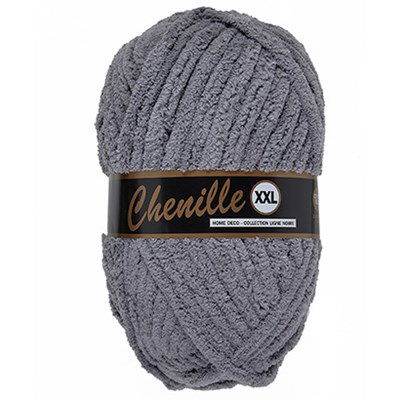 Lammy Yarns - Chenille XXL 004 grijs