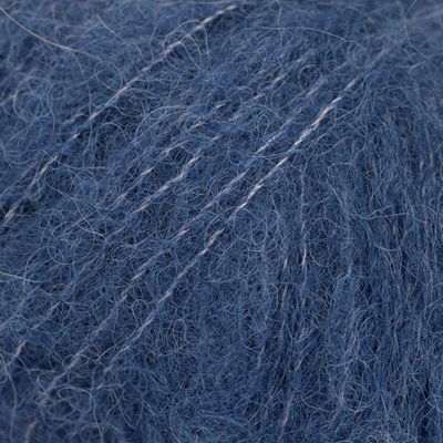 DROPS Brushed Alpaca Silk 39 Marine blauw