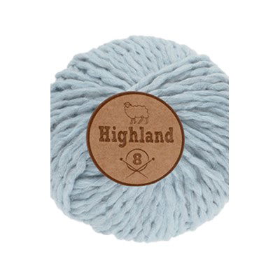 Lammy Yarns Highland 8 - 011 grijs blauw