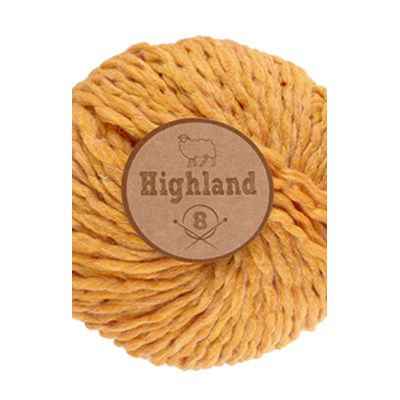 Lammy Yarns Highland 8 - 520 geel