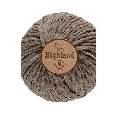 Lammy Yarns Highland 8 - 027 licht bruin