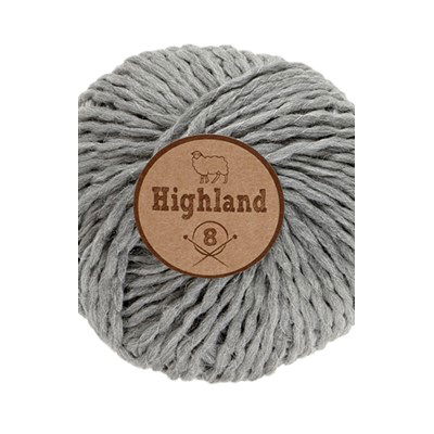 Lammy Yarns Highland 8 - 038 grijs