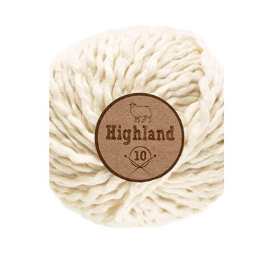 Lammy Yarns Highland 10 - 016 ecru