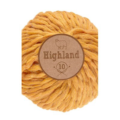 Lammy Yarns Highland 10 - 520 geel