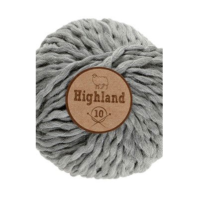 Lammy Yarns Highland 10 - 038 grijs