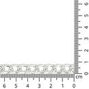 Sieradenketting 7,5 mm - verzilverd (meter) - 89544