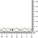 Sieradenketting 7 mm - verzilverd (meter) -  89546