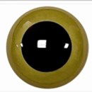 Ogen 8 mm olijf groen (5 paar)