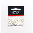 Knoop 4 - 10  mm wit ster ass.