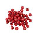 kraal hout 6 mm rood (ca 100 kralen)