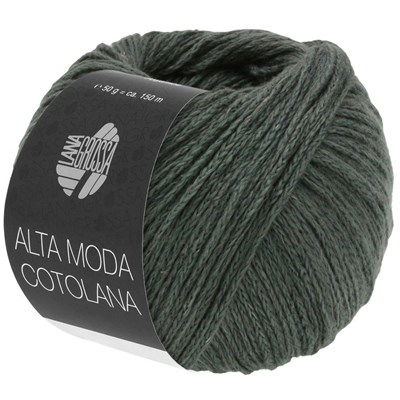 Lana Grossa Alta moda cotolana 46 groen donker