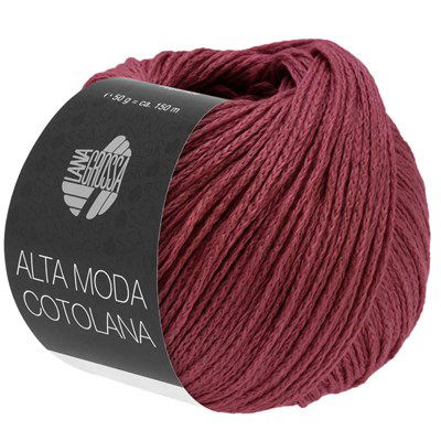 Lana Grossa Alta moda cotolana 59 oud bordeaux