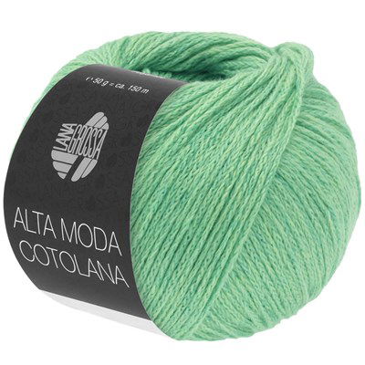 Lana Grossa Alta moda cotolana 62 mint groen