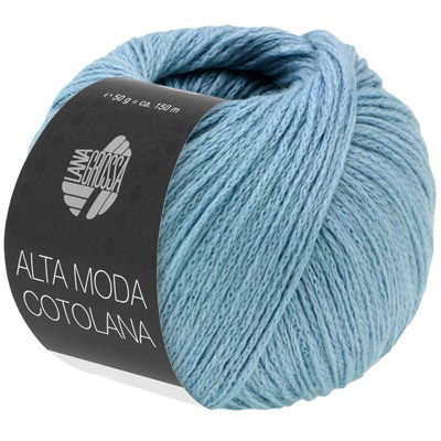 Lana Grossa Alta moda cotolana 63 jeans blauw licht