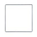 Vierkant metaal 18 cm (3mm)