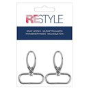 Musketonhaak 30 mm messing (2 stuks)