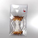 Meeldraden geel bruin 1 mm (ca 144 stuks)