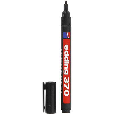 Edding 370 Markeerstift zwart 1 mm