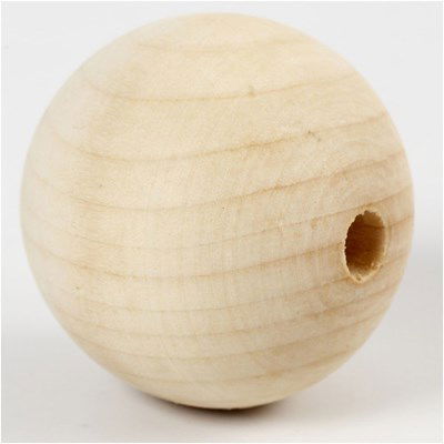 kraal hout 10 mm blank 1 stuk 