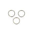 Ring metaal rond 20 mm nickel