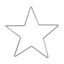 Frame metaal ster 65 cm