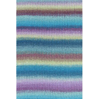 Lang Yarns Cloud 1077.0019 Petrol/Turquoise/Purple/Light Green