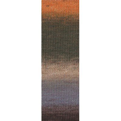 Lang Yarns Merino 150 Dégradé 40.0006 Orange/Brown/Grey