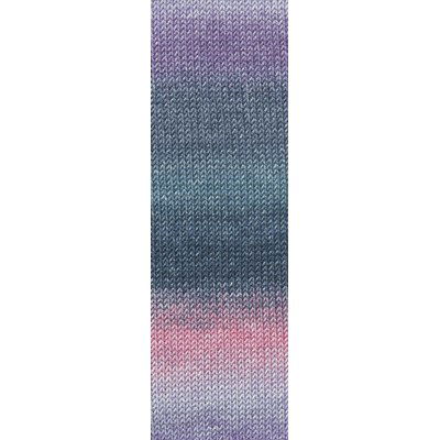 Lang Yarns Merino 150 Dégradé 40.0009 Rose/Purple/Atlantic
