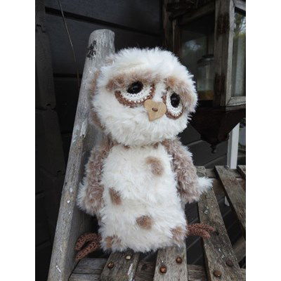Haakpakket Funny Owl soft licht bruin