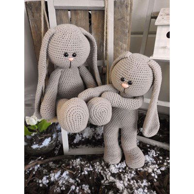 Haakpakket XXL Funny Bunny - faded beige