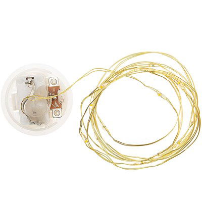 led lampjesslinger goud 15 lampjes 