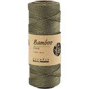 Bamboekoord 1 mm - 503479 olijf bruin (65 meter)