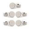 Knoop 15 mm zilver met schacht